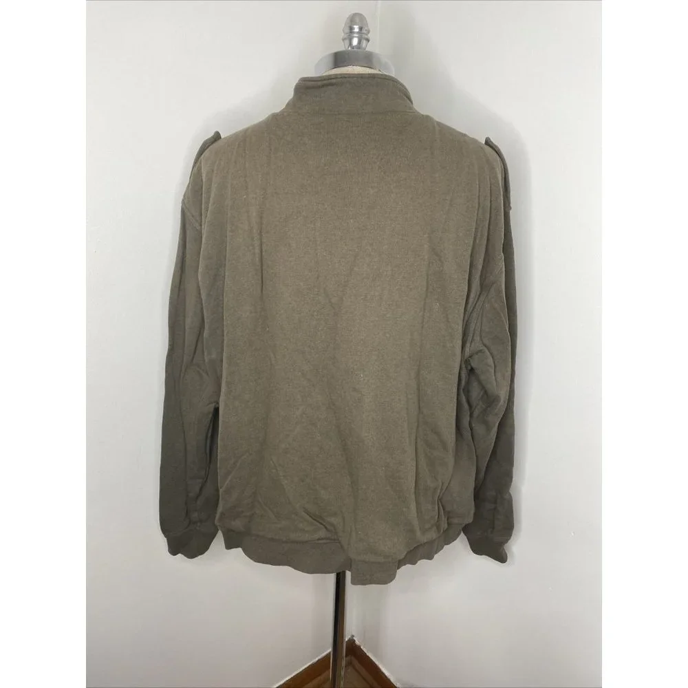 Orvis Vintage Issue Mens Jacket Black XXL Full Zip Pockets Softshell Coat Green - Picture 6 of 8